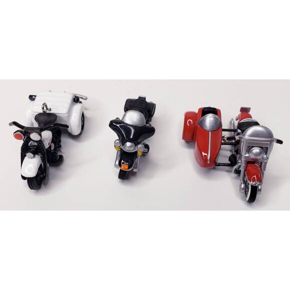 Lot of 3 Vintage HALLMARK MINIATURE Die-Cast HARLEY DAVIDSON Ornaments in VGUC - Picture 5 of 7
